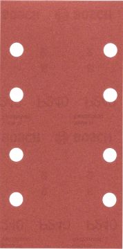 Bosch Titreşimli Zımpara Kağıdı 8 Delik 93x185 mm 240 Kum (10 Adet) - 2609256A85