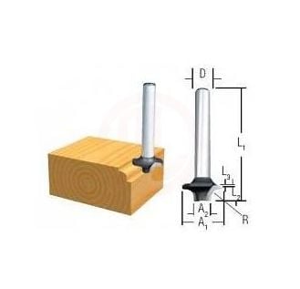 Makita Freze Ucu Köşe Yuvarlama Bıçağı 6x20x45 mm (D-09357)