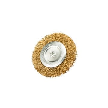 Tomax Pimli Saçaklı Daire Tel Fırça 50 Mm
