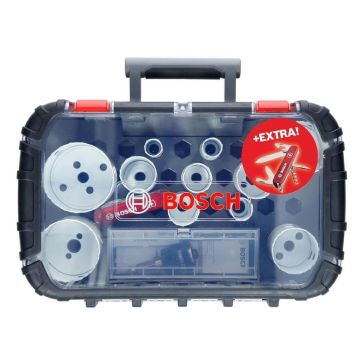 Bosch Delik Açma Panç Seti 14 Parça + Çakı - 061599760L