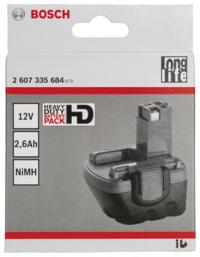 Bosch Akü NiMH 12V 2,6 Ah HD - 2607335684