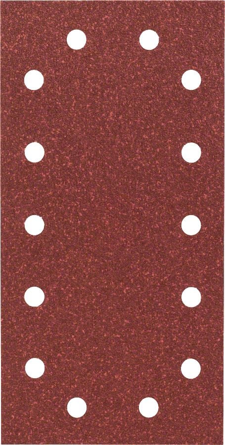 Bosch Titreşimli Zımpara Kağıdı 14 Delik 115x230 mm 60 Kum (10 Adet) - 2609256B20