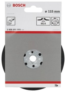 Bosch Fiber Zımpara Disk Tabanı M14 Flanş Dişli 115 mm - 2608601005