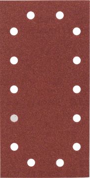 Bosch Titreşimli Zımpara Kağıdı 14 Delik 115x230 mm 120 Kum (10 Adet) - 2609256B22