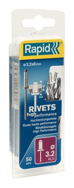 Rapid Perçin Alüminyum 3,2x8 mm (1 Paket/50 Adet) - 5000383