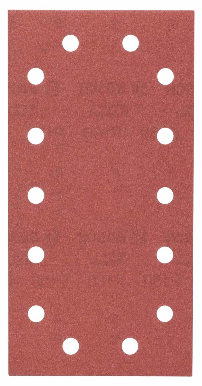 Bosch Titreşimli Zımpara Kağıdı 14 Delik 115x230 mm 180 Kum (10 Adet) - 2609256B23