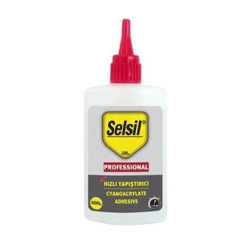 Selsil MDF Hızlı Cyno Tekli Siyanoakrilat 50 Gr