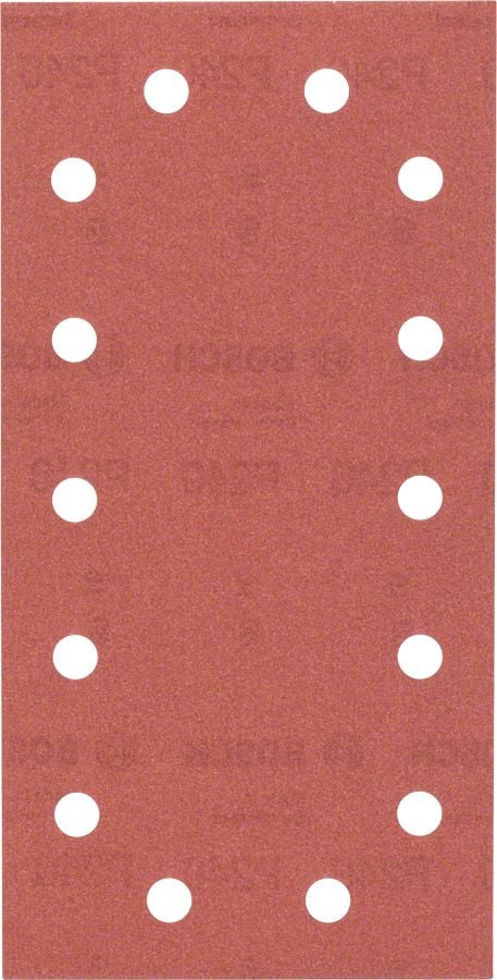 Bosch Titreşimli Zımpara Kağıdı 14 Delik 115x230 mm 240 Kum (10 Adet) - 2609256B24