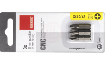 Ceta Form 3 Parça 1/4 İnç Yıldız Bits Uç Ph1 X 25 Mm / Kartlı
