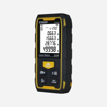 Rtrmax RTM035G 50 Mt Şarjlı Yeşil Lazer Mesafe Ölçer