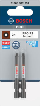 Bosch Aksesuar PRO Impact Vidalama Ucu R2x55mm 2 li