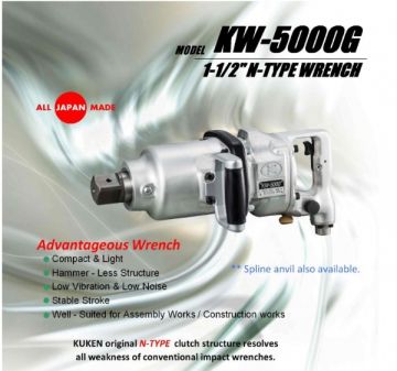 Kuken Havalı Somun Sökme KW5000g