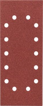 Bosch Titreşimli Zımpara Kağıdı 14 Delik 115x280 mm 80 Kum (10 Adet) - 2609256B28