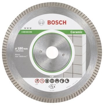 Bosch Elmas Kesme Diski Best For Ceramic ExtraClean 180x22,23 mm - 2608603596