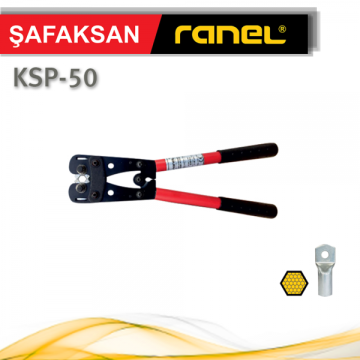 Ranel Mekanik Kablo Pabucu Sıkma Pensesi 6-50 mm² (KSP-50)