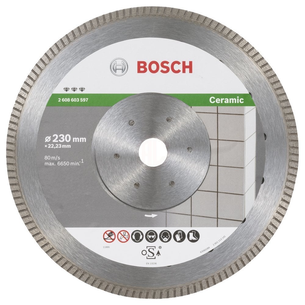 Bosch Elmas Kesme Diski Best For Ceramic ExtraClean 230x22,23 mm - 2608603597