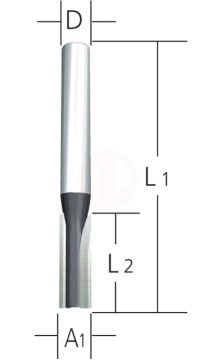 Makita Freze Ucu Düz Kanal Bıçağı 12x10x60 mm (D-10182)