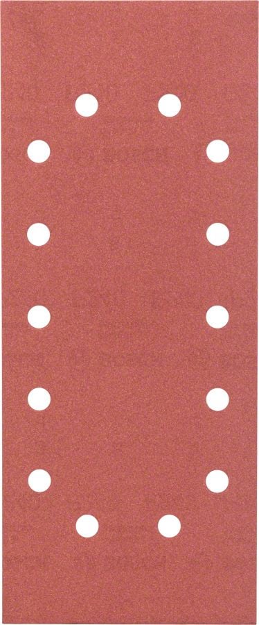 Bosch Titreşimli Zımpara Kağıdı 14 Delik 115x280 mm 240 Kum (10 Adet) - 2609256B31