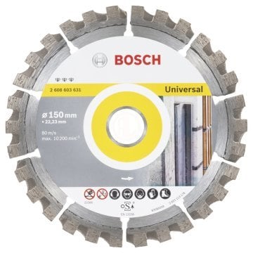 Bosch Elmas Kesme Diski Best For Universal + Metal 150x22,23 mm - 2608603631