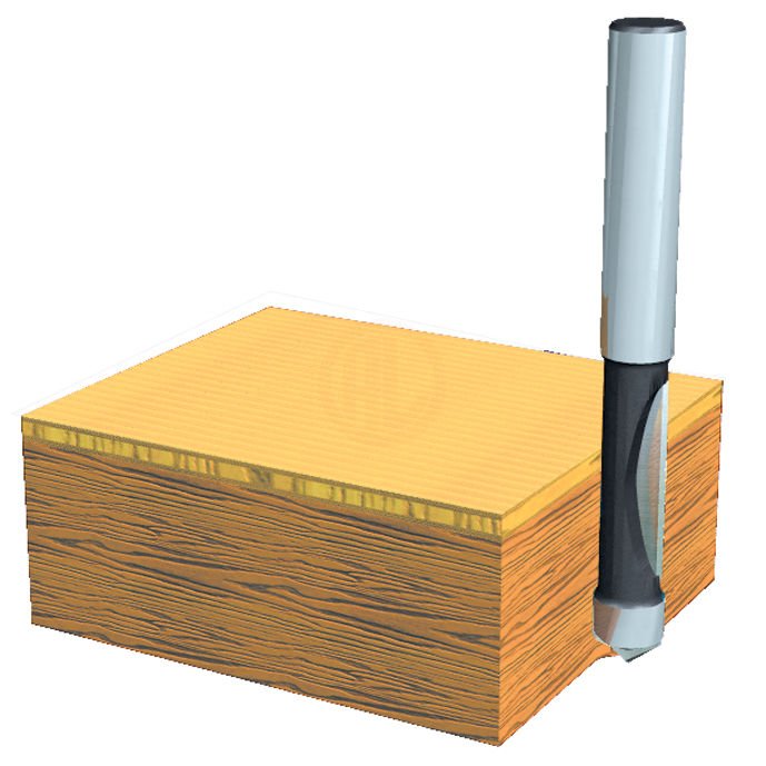 Makita Freze Ucu Tek Kenar Alma Bıçağı 12x12x60 mm (D-10584)