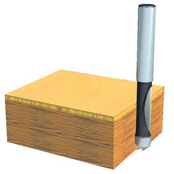 Makita Freze Ucu Tek Kenar Alma Bıçağı 12x12x60 mm (D-10584)