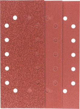 Bosch Titreşimli Zımpara Kağıdı 14 Delik 115x280 mm Set (10 Parça) - 2609256B32