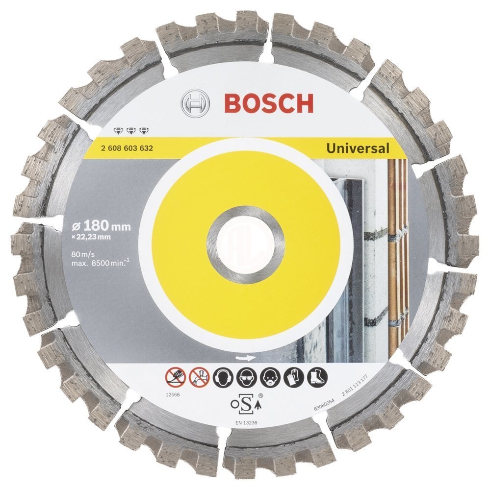 Bosch Elmas Kesme Diski Best For Universal + Metal 180x22,23 mm - 2608603632