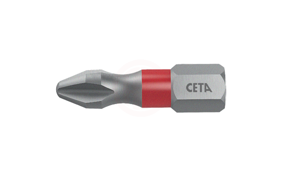 Ceta Form 1/4 İnç Yıldız Bits Uç (Renk Kodlu) Ph2X25 Mm