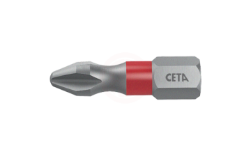 Ceta Form 1/4 İnç Yıldız Bits Uç (Renk Kodlu) Ph2X25 Mm