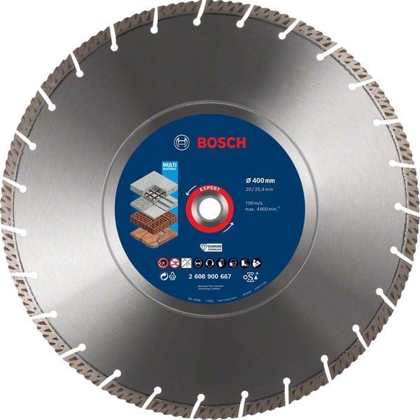 Bosch Elmas Kesme Diski Expert BFUni+M 400x25,40/20 mm - 2608900667