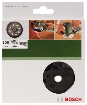 Bosch Zımpara Tabanı 8 Delik 125 mm Orta (PEX 300 AE/400 AE) - 2609256B61
