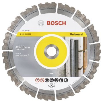 Bosch Elmas Kesme Diski Best For Universal + Metal 230x22,23 mm - 2608603633