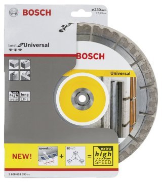Bosch Elmas Kesme Diski Best For Universal + Metal 230x22,23 mm - 2608603633