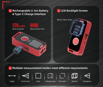 Unit  LM40mi Mini 40MT Lazer Mesafe Ölçer