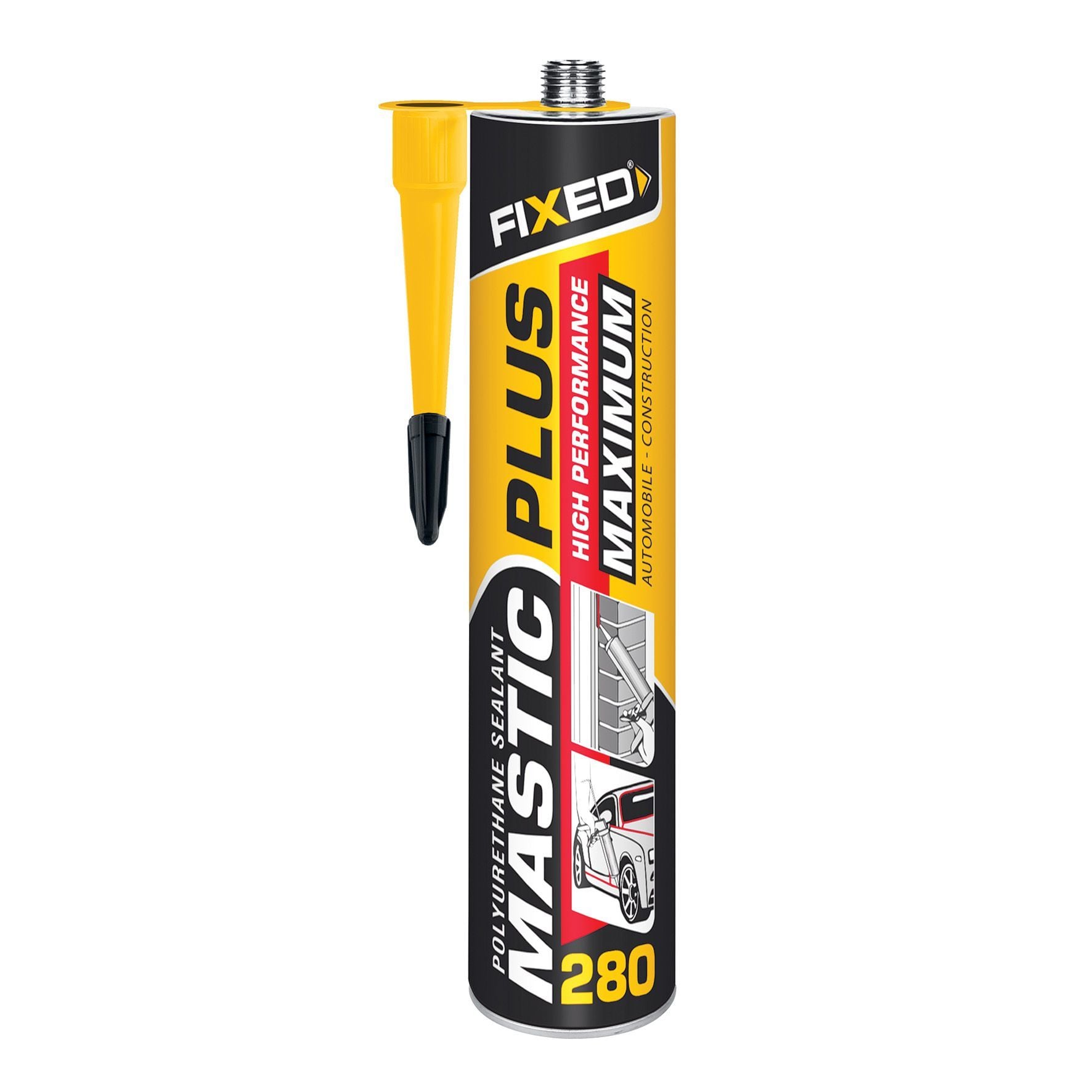 Fixed F510K Poliüretan Mastik Kırmızı 280 Ml