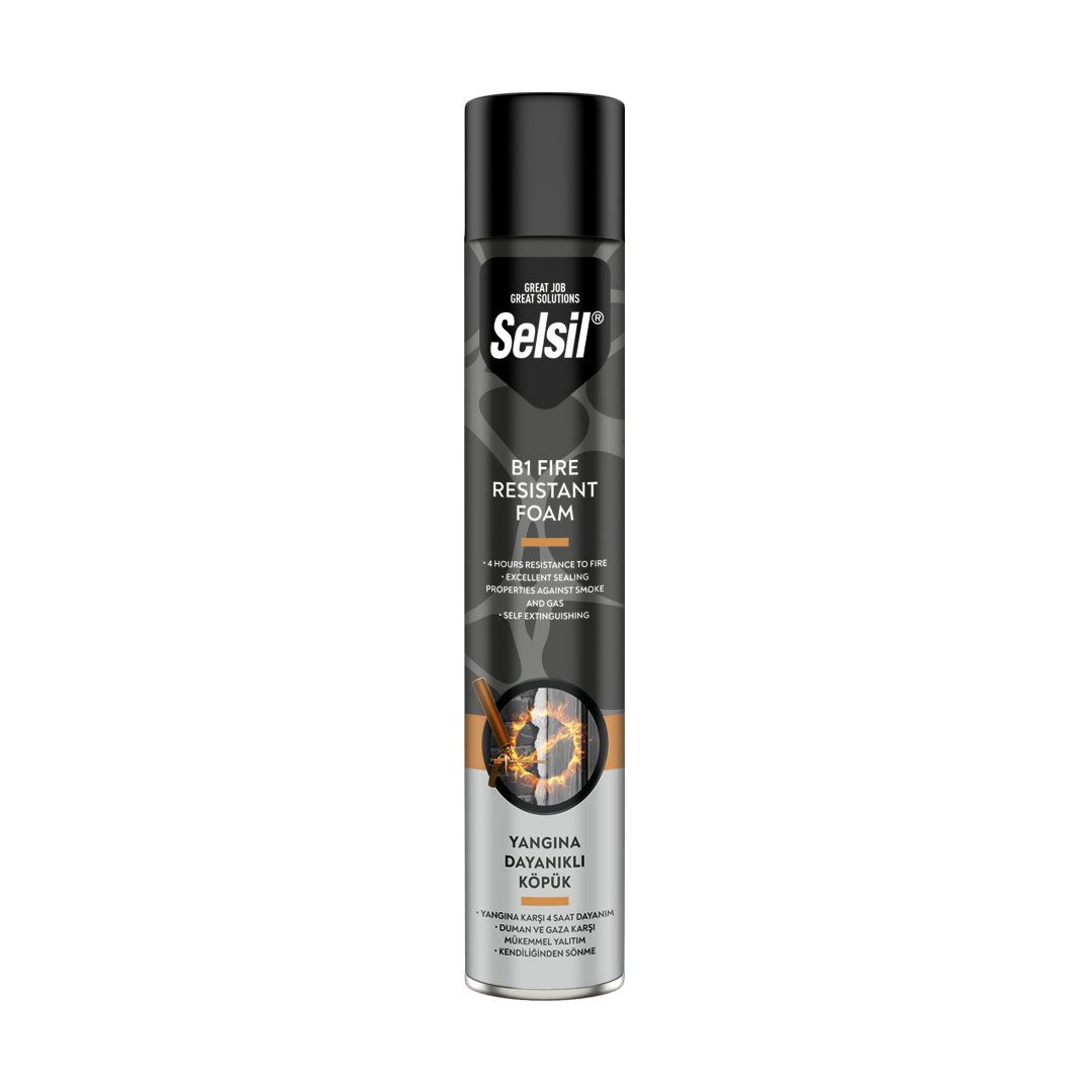 Selsil Yangına Dayanıklı Köpük 750 ml Tabancalı