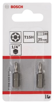 Bosch Vidalama Ucu Extra Hard T15Hx25 mm (2 Adet) - 2608522010