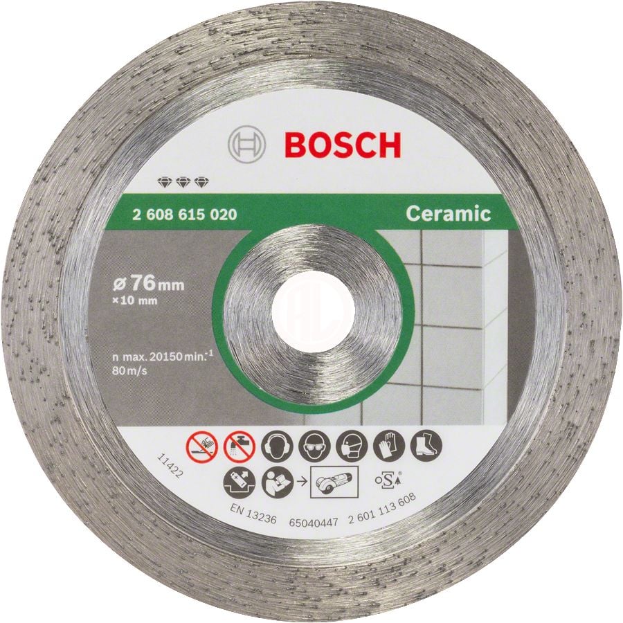Bosch Seramik Kesmek İçin Elmas Bıçak 76 Mm (Best) Best For Ceramic - 2608615020