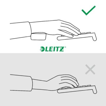 Leitz Ergo Ayarlanabilir Klavye İçin Bilek Desteği, 65230089, Gri