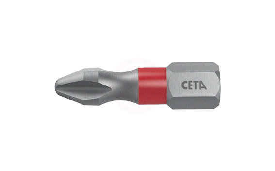 Ceta Form 1/4 İnç Yıldız Bits Uç (Renk Kodlu) Ph3X25 Mm