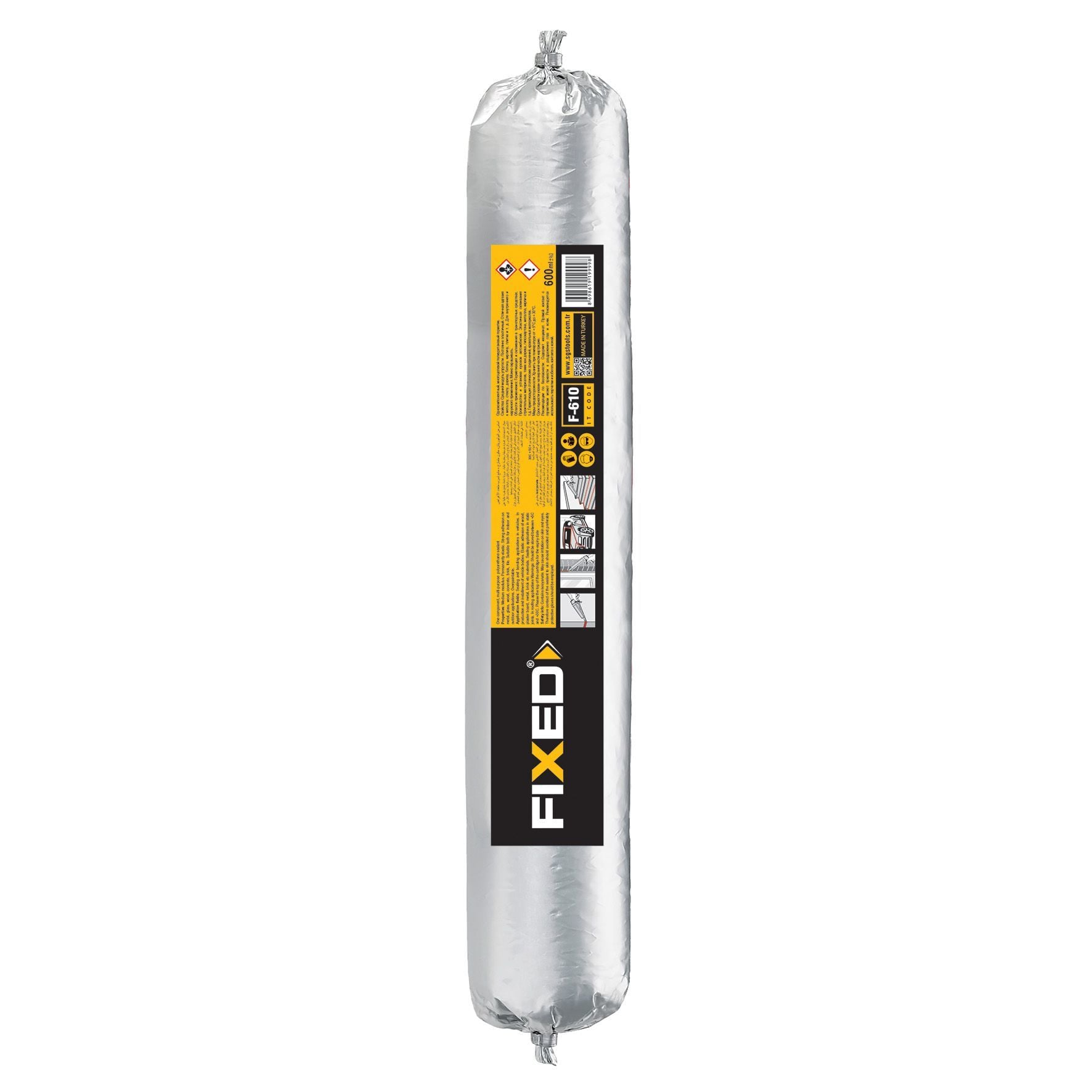 Fixed F610G Poliüretan Mastik Gri 600 Ml