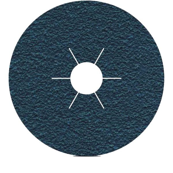 Karbosan Zirkonyum Fiber Disk ZWR11 Çentikli 125 mm 80 Kum - KAR922150