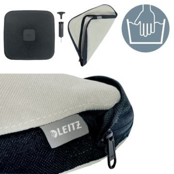 Leitz Ergo Active Wobble Denge Oturma Yastığı, Açık Gri, 65390085, Ergonomik Sandalye Minderi, Kılıflı
