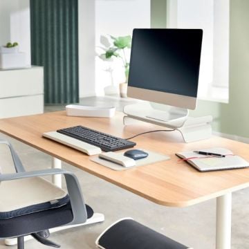 Leitz Ergo Active Wobble Denge Oturma Yastığı, Açık Gri, 65390085, Ergonomik Sandalye Minderi, Kılıflı