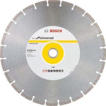 Bosch Elmas Kesme Diski Eco For Universal Segmanlı 350x25,40 mm (1 Adet) - 2608615035