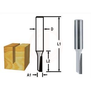 Makita Freze Ucu Dalma Düz Kanal Bıçağı (Tek Bıçak) 8x3x51 mm (D-47379)