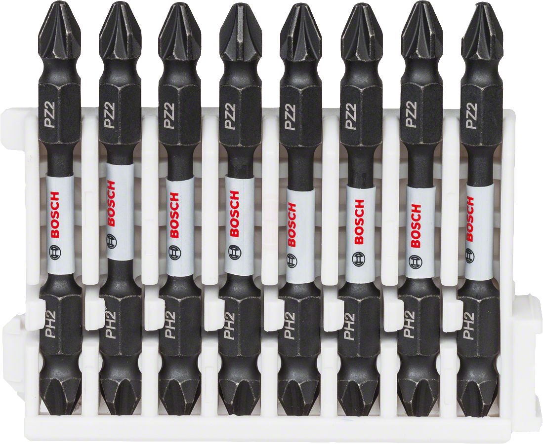 Bosch Vidalama Ucu Çift Taraflı Impact Control PH2-PZ2x65 mm (8 Adet) - 2608522333