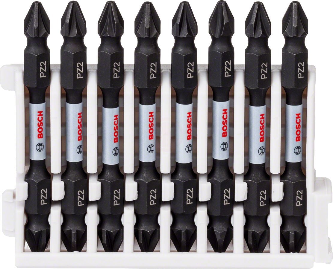 Bosch Vidalama Ucu Çift Taraflı Impact Control PZ2-PZ2x65 mm (8 Adet) - 2608522338