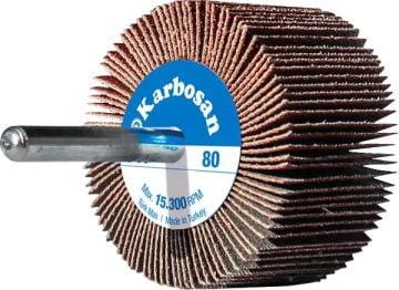 Karbosan Saplı Mop Zımpara 60x30 mm 60 Kum - KAR980349