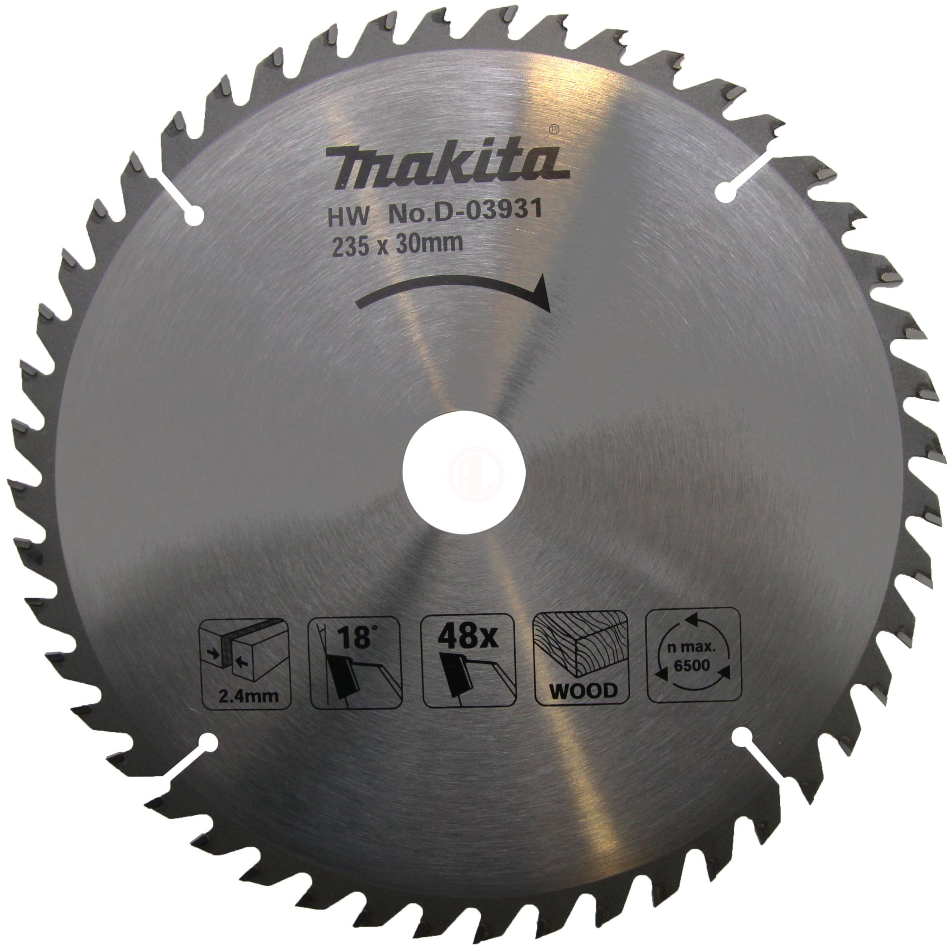 Makita Standart Ahşap Daire Testere 235x30 mm 48 Diş (D-03931)